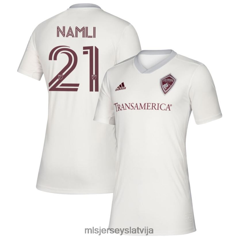 MLS Jerseys kolorādo krāces younes namli adidas balts 2020. gada sekundārās kopijas krekls bērni krekls T02Z0R1300