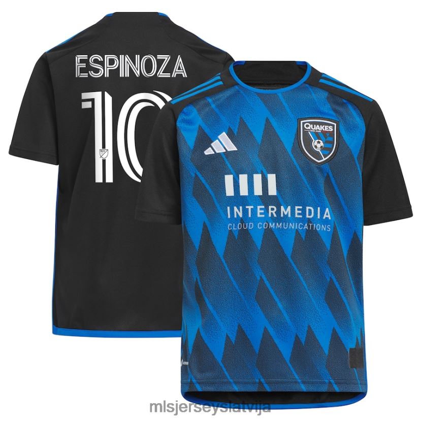 MLS Jerseys sanhosē zemestrīces Cristian Espinoza Adidas blue 2023 Active fault jersey replica jersey bērni krekls T02Z0R863