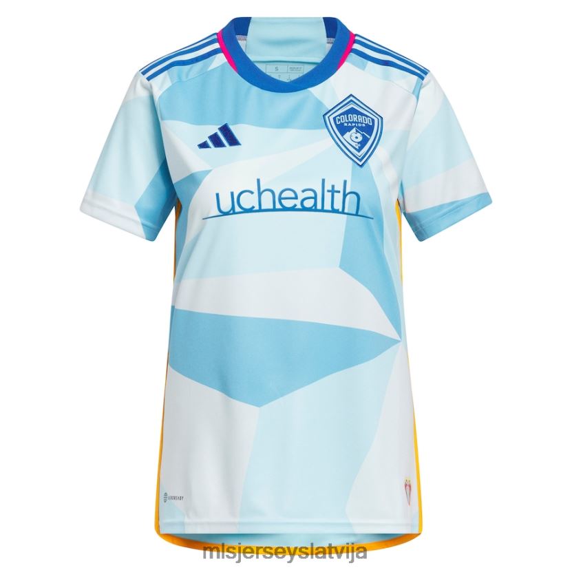 MLS Jerseys kolorādo rapids džeks cena Adidas gaiši zils 2023. gada jaunais dienas komplekts replika krekls sievietes krekls T02Z0R1191