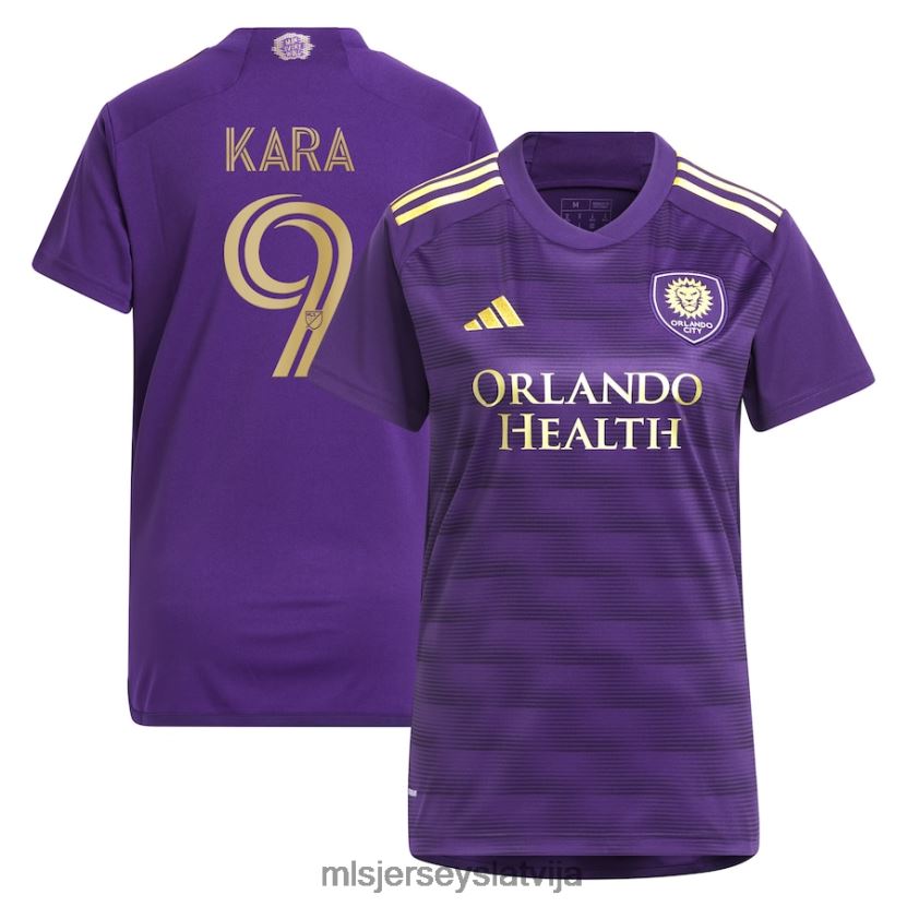 MLS Jerseys orlando city sc ercan kara adidas purple 2023 sienas komplekta replika atskaņotāja krekls sievietes krekls T02Z0R1129