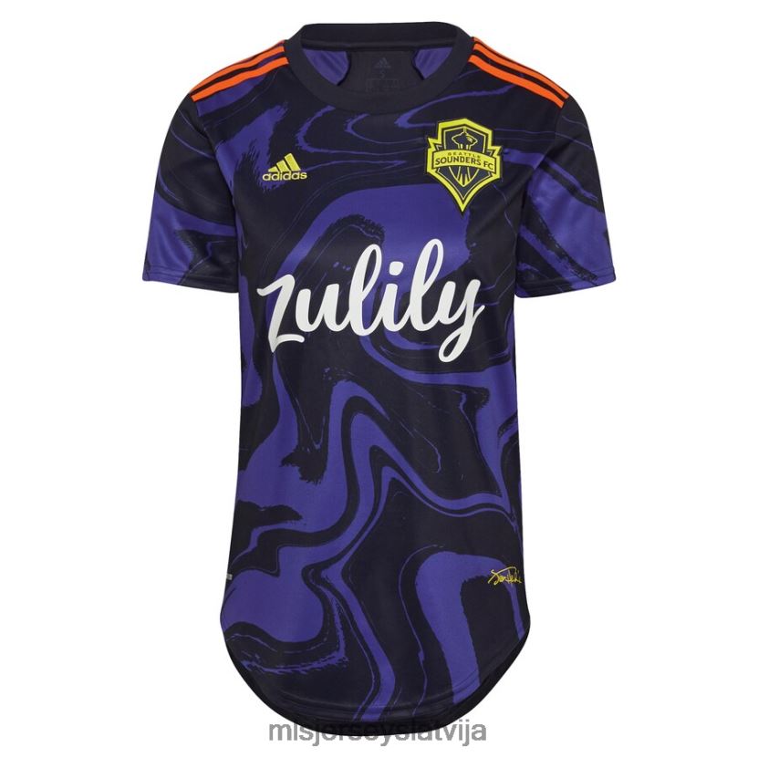 MLS Jerseys seattle sounders fc cristian roldan adidas purple 2021 the jimi hendrix kit replika atskaņotāja krekls sievietes krekls T02Z0R196