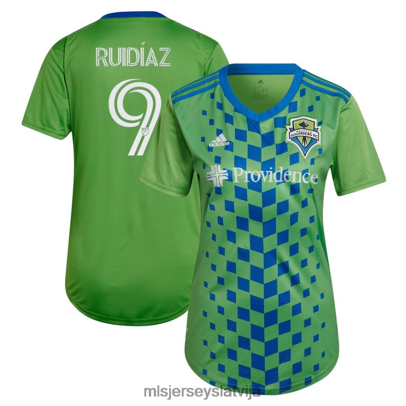 MLS Jerseys seattle sounders fc raul ruidiaz adidas green 2023 legacy green replica player krekls sievietes krekls T02Z0R1126