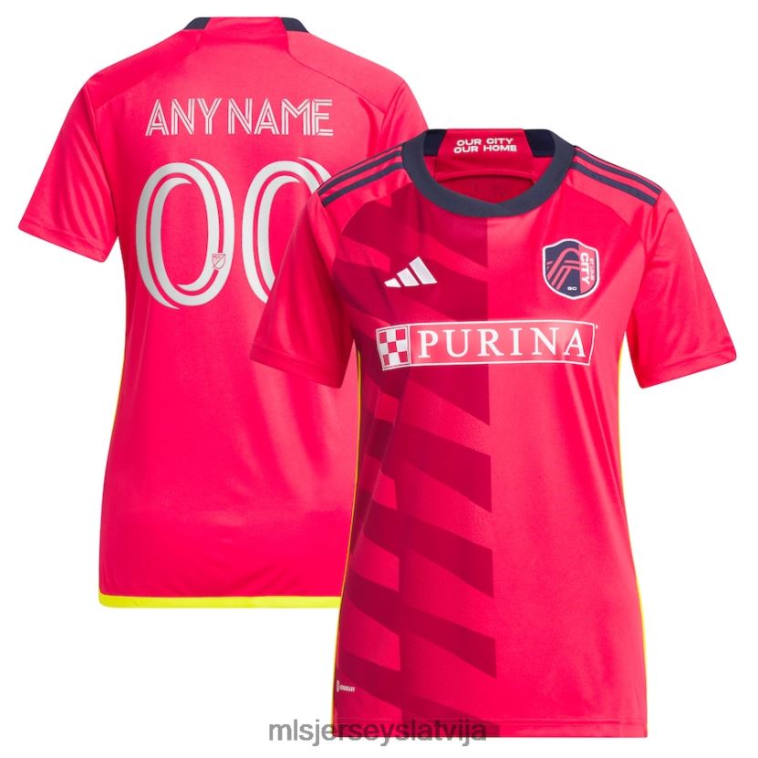 MLS Jerseys st. louis city sc Adidas red 2023 city kit replica custom jersey sievietes krekls T02Z0R139