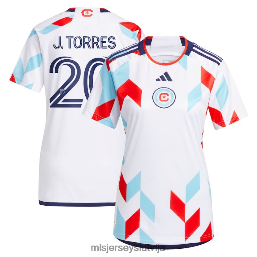 MLS Jerseys chicago fire jairo torres adidas white 2023 komplekts visiem replica player krekliem vīriešiem krekls T02Z0R1340