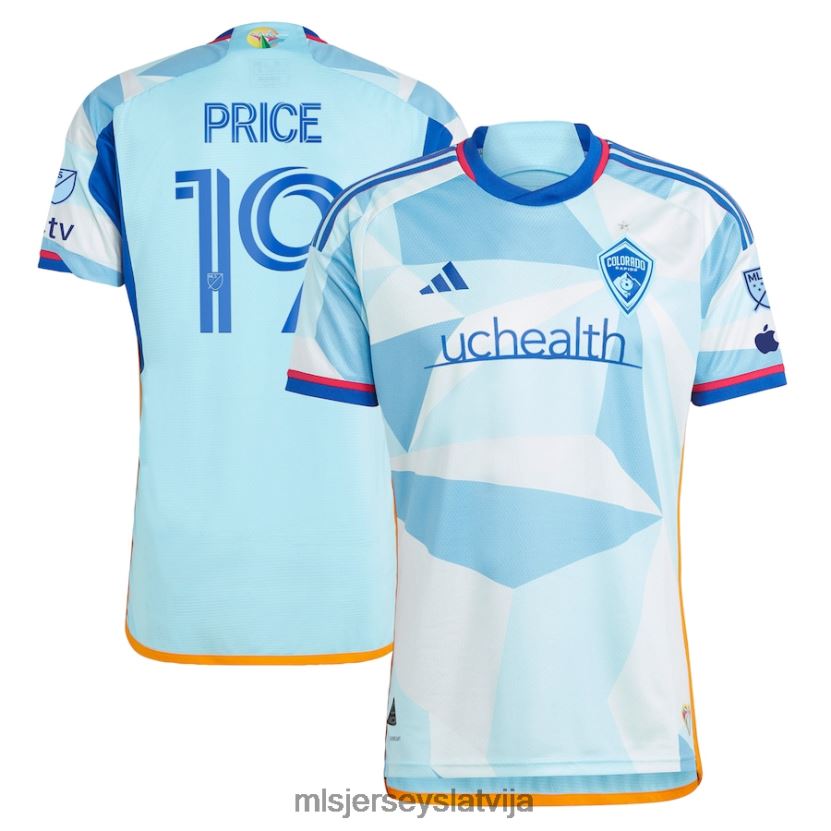 MLS Jerseys colorado rapids jack cena adidas gaiši zils 2023. gada jauns dienas komplekts autentisks krekls vīriešiem krekls T02Z0R855