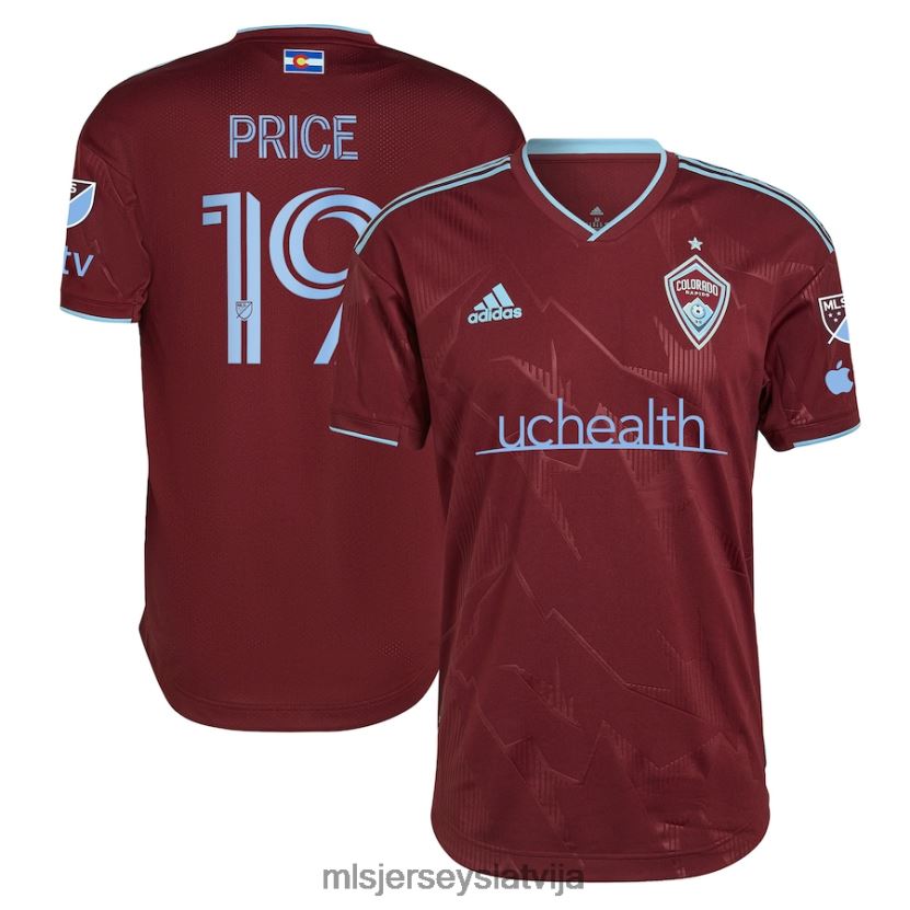 MLS Jerseys kolorādo rapids džeks cena adidas garnet 2023. gada kluba autentiskā spēlētāja krekls vīriešiem krekls T02Z0R858