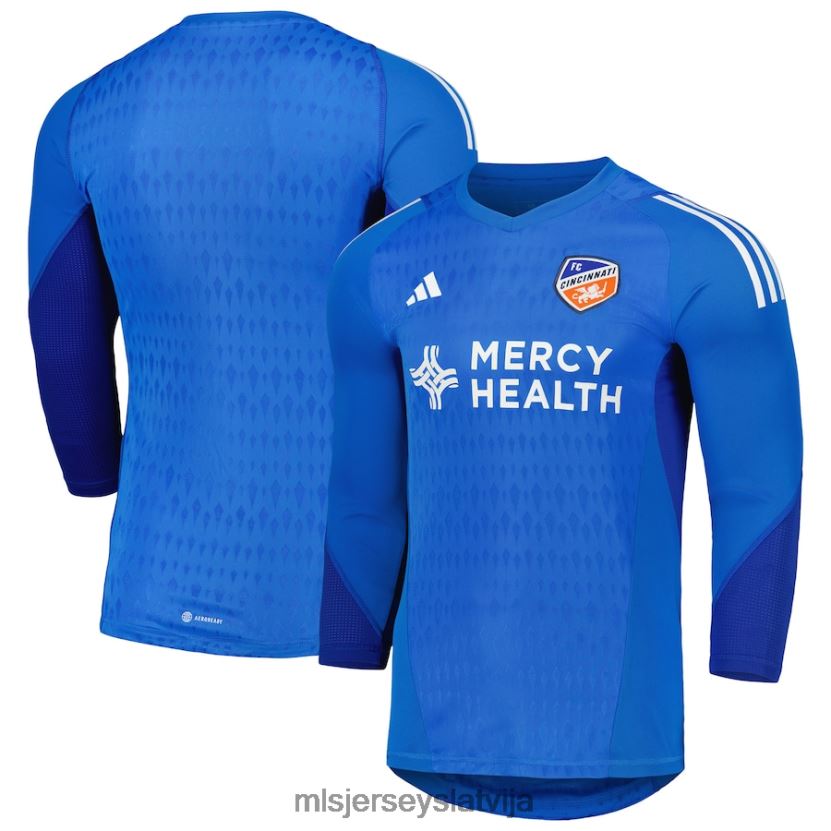 MLS Jerseys fc cincinnati adidas zils 2023. gada vārtsarga krekls ar garām piedurknēm vīriešiem krekls T02Z0R475