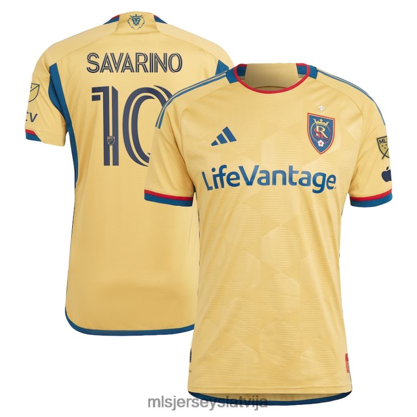 MLS Jerseys īsts sāls ezers Džefersons Savarino Adidas zelts 2023 bišu strops valsts komplekts autentisks spēlētāja krekls vīriešiem krekls T02Z0R860