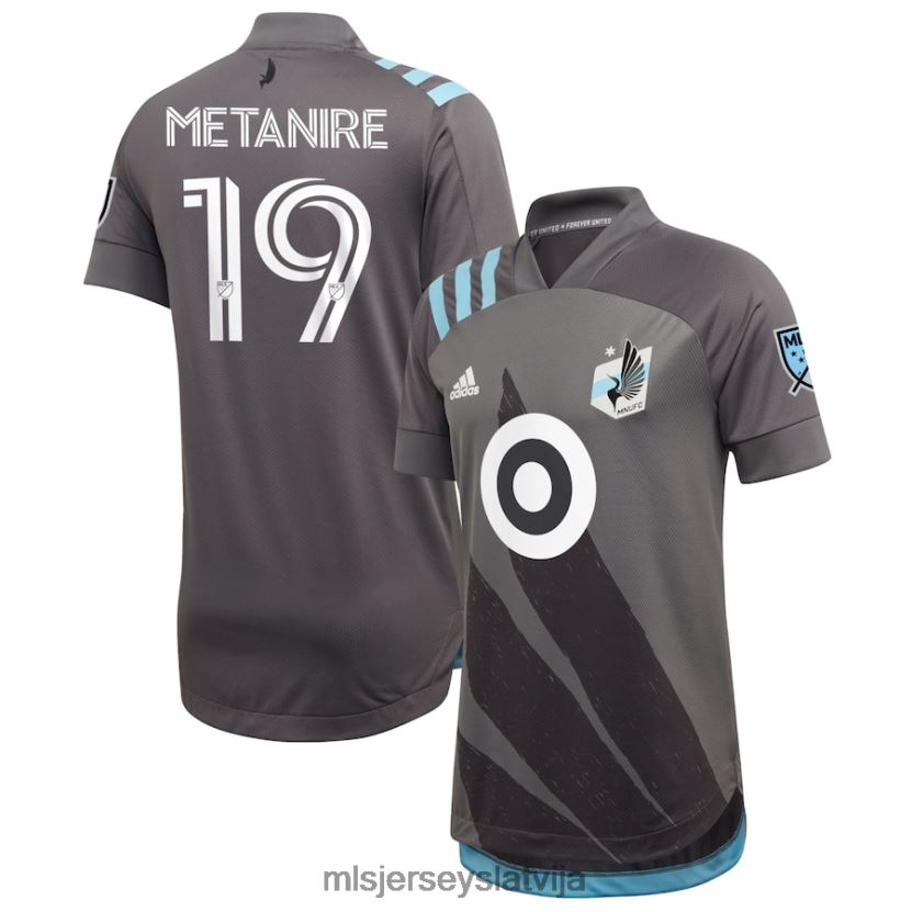 MLS Jerseys Minesota United fc romain metanire Adidas grey 2020 wing autentisks krekls vīriešiem krekls T02Z0R1359